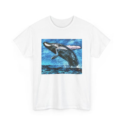 Humpback Whale Unisex Heavy Cotton Tee