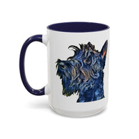 Schnauzer Ceramic Accent Coffee Mug, 2 sizes