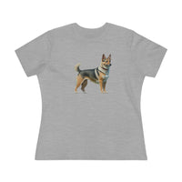 Swedish Vallhund Women's Relaxed Fit Cotton Tee