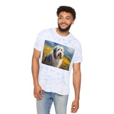 Old English Sheepdog Cotton Blend Fashion Tie-Dyed T-Shirt