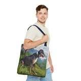 Mountain Cut - Polyester Tote Bag (AOP)