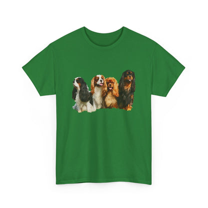 King Charles Spaniel Cavalier Club Unisex Heavy Cotton Tee