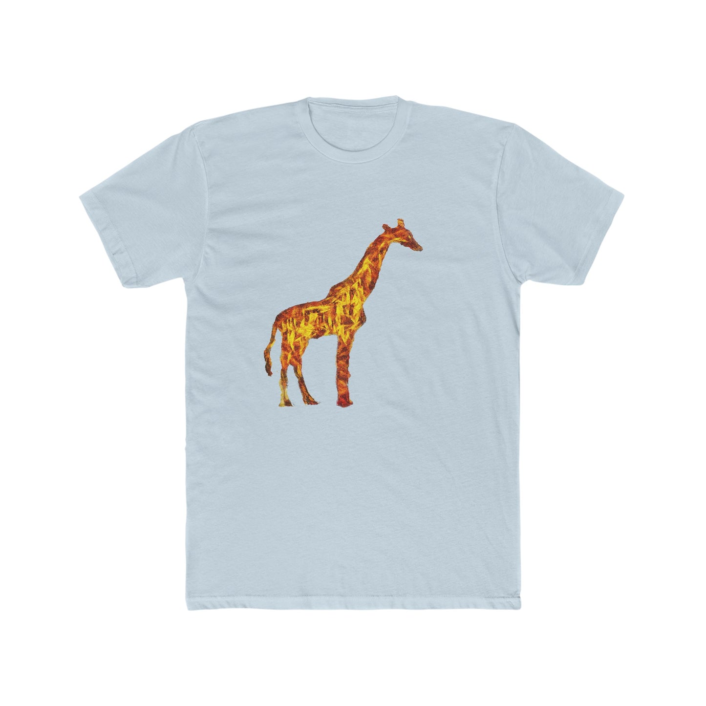 Giraffe 'Camile' --  Men's Fitted Cotton Crew Tee