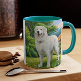 Hungarian Kuvasz 11oz Ceramic Accent Mug