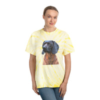 Bavarian Mountain Scent Hound Unisex Cotton Tie-Dye Tee, Cyclone