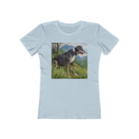 Mountain Cur -  Women's Slim Flit Ringspun Cotton Tee