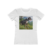 Mountain Cur -  Women's Slim Flit Ringspun Cotton Tee