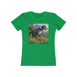 Mountain Cur -  Women's Slim Flit Ringspun Cotton Tee