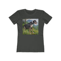 Mountain Cur -  Women's Slim Flit Ringspun Cotton Tee