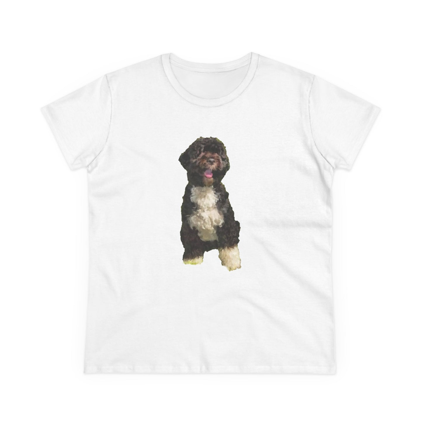 Portuguese Water Dog 'Loco' Women's Midweight Cotton Tee