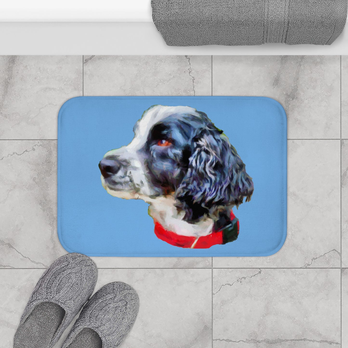 Charming English Cocker Spaniel 'Hogan' Bathroom Rug Mat