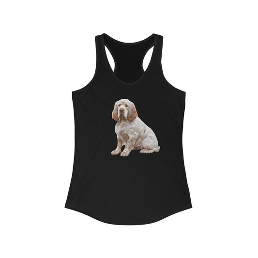 Clumber Spaniel Women's Classic Racerback Tank