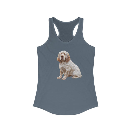 Clumber Spaniel Women's Classic Racerback Tank