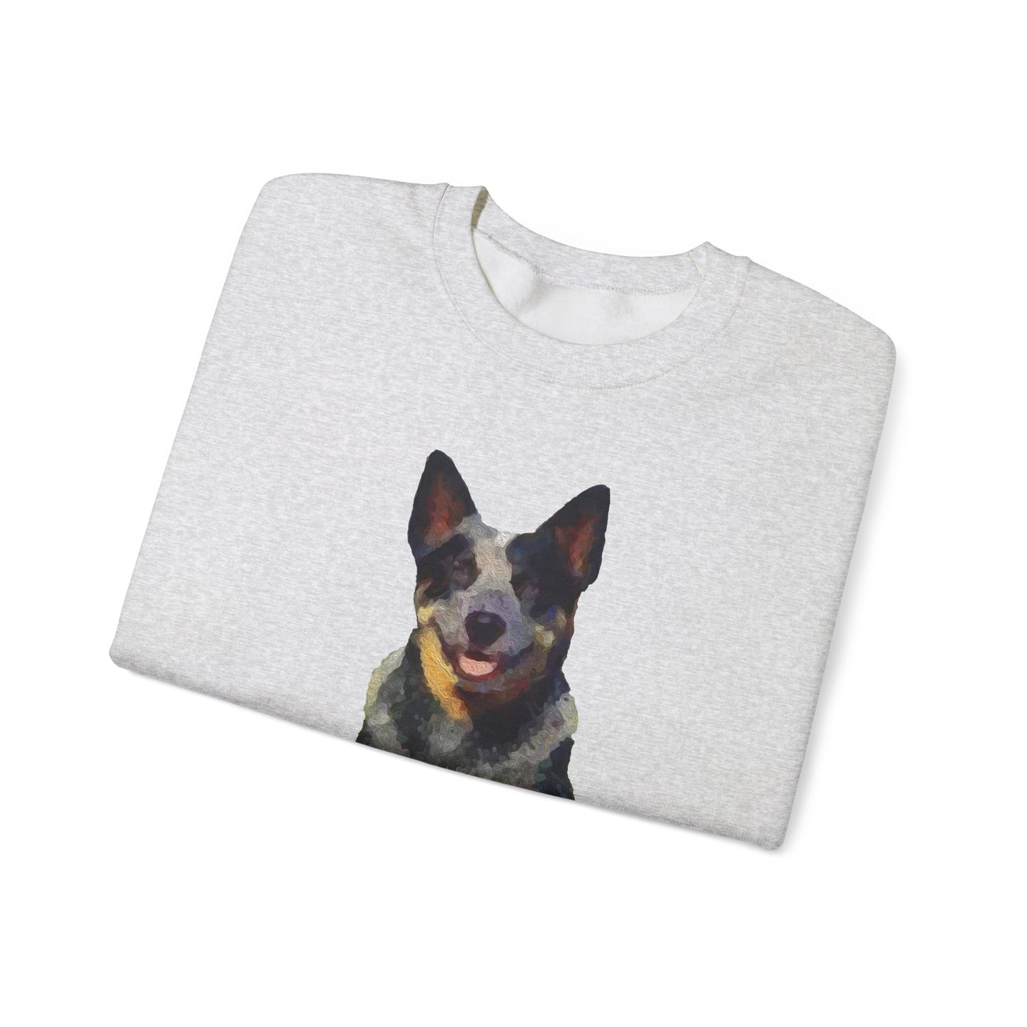 Blue Heeler 'Bailey' - Australian Cattle Dog Unisex 50/50 Crewneck Sweatshirt