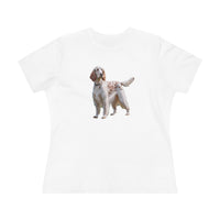 English Setter #4 - Women's Relaxed Fit Cotton Tee