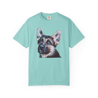 German Shepherd 'Sly' Unisex Relaxed Fit Garment-Dyed T-shirt