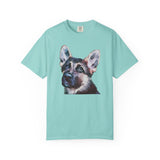 German Shepherd 'Sly' Unisex Relaxed Fit Garment-Dyed T-shirt