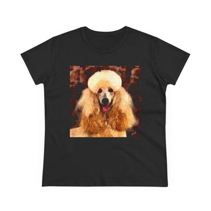 Poodle Women's Midweight Cotton Tee