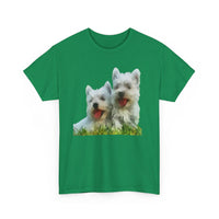 West Highland Terriers - Westies - Unisex Heavy Cotton Tee