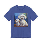 Maltese Puppies Unisex Jersey Short Sleeve Tee