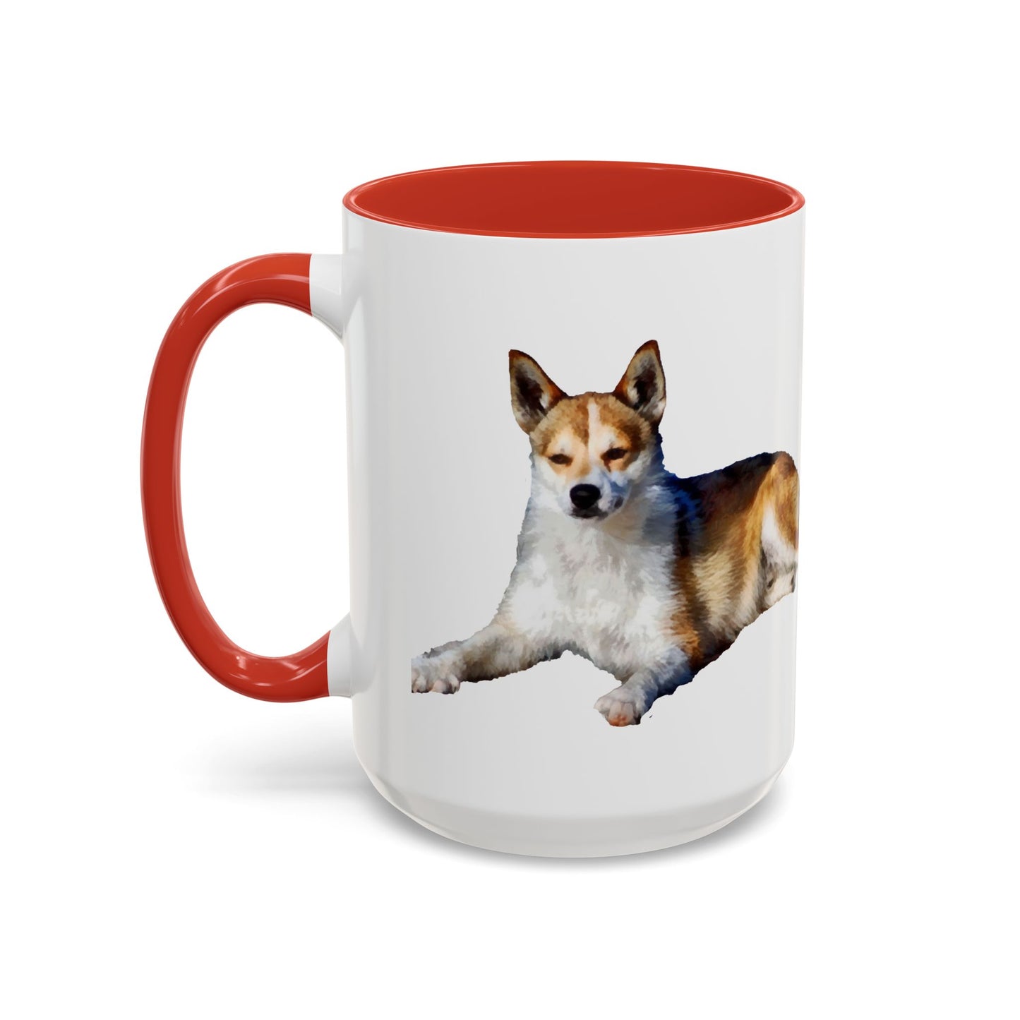 Norwegian Lundehund Accent Coffee Mug