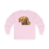 Rhodesian Ridgeback 'Zulu' Unisex Cotton Long Sleeve Tee