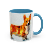 Pembroke Welsh Corgie Ceramic Accent Coffee Mug - 2 Sizes