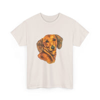 Dachshund 'Doxie #1' Unisex Heavy Cotton Tee