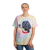 English Cocker Spaniel 'Tango' Classic Cotton Tie-Dye Tee, Spiral