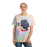 English Cocker Spaniel 'Tango' Classic Cotton Tie-Dye Tee, Spiral