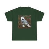 Snowy White Owl Unisex Heavy Cotton Tee