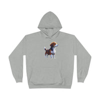 Drever Puppy - Unisex Fleece Lined Pullover Hoodie Sweatshirt