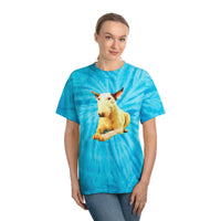 English Bull Terrier Unisex Tie-Dye Cotton Tee, Cyclone