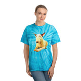 English Bull Terrier Unisex Tie-Dye Cotton Tee, Cyclone