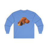 Vizsla 'Bela' Unisex Cotton Long Sleeve Tee