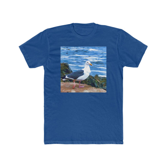 Bodega Seagull - --  Men's Fitted Cotton Crew Tee