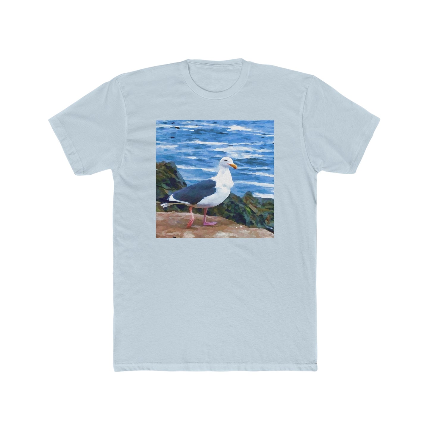 Bodega Seagull - --  Men's Fitted Cotton Crew Tee