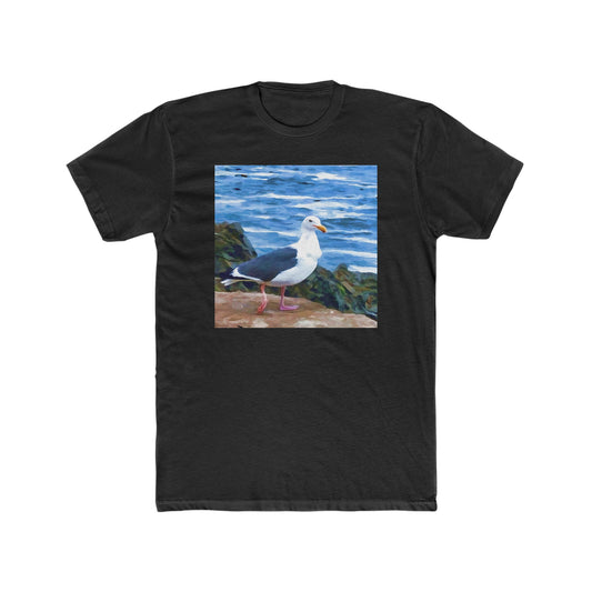 Bodega Seagull - --  Men's Fitted Cotton Crew Tee