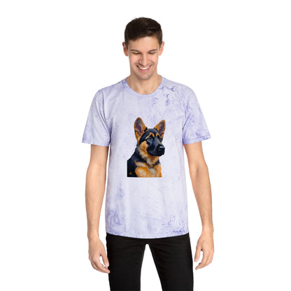 German Shepherd Puppy Unisex Color Blast T-Shirt