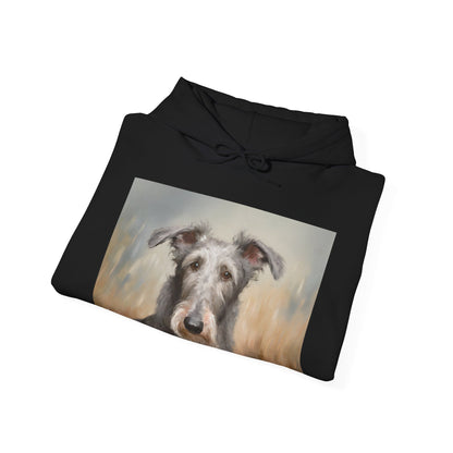 Scottish Deerhound 50/50 Hooded Sweatshirt