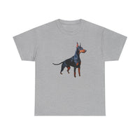 Doberman Pinscher #1 - Unisex Heavy Cotton Tee