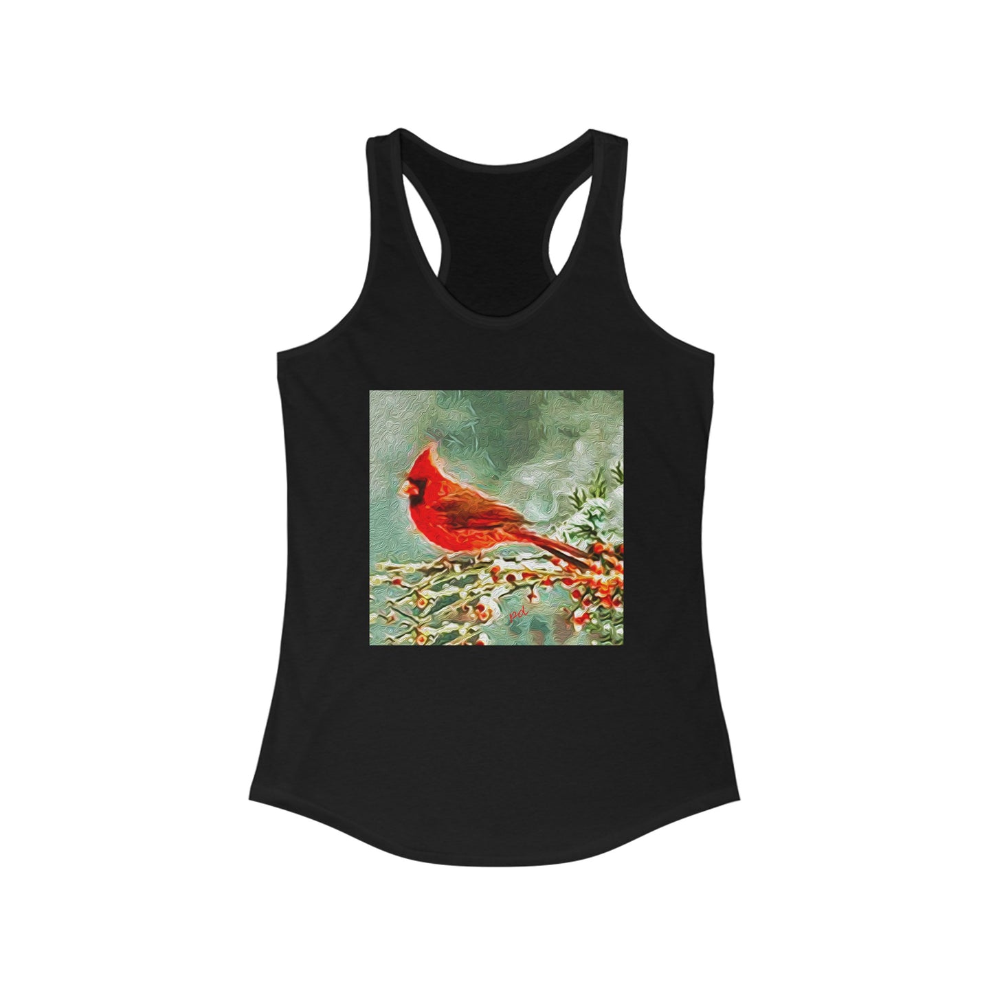 Winter Cardinal -- Women's Racerback Tank