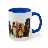 King Charles Spaniels 'Cavalier Club' Accent Coffee Mug, 11oz