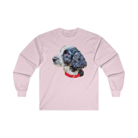 'English Cocker Spaniel 'Tango' 100% Cotton Long Sleeve Tee'