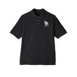 Hungarian Kuvasz Men's Piqué Polo Shirt