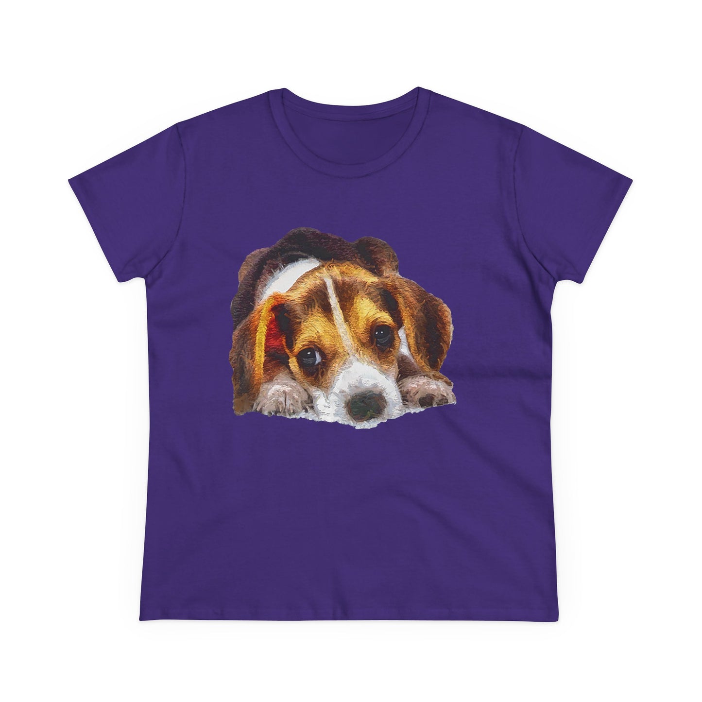 Beagle 'Daisy May' Women's Midweight Cotton Tee