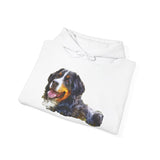 Bernese Mountain Dog - #1  -  Unisex 50/50 Hooded Sweatshirt