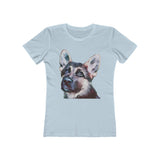 German Shepherd 'Sly' - Women's Slim Fitted T-Shirt