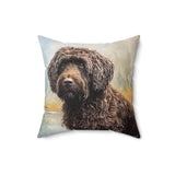 Barbet Spun Polyester Throw Pillow