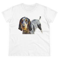 Bluetick Coonhound Women's Midweight Cotton Tee